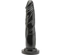 Fallo con ventosa realistico dildo vaginale nero cock 7