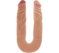 Get real - doppio dong 35 cm pelle