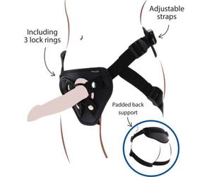 GET REAL - IMBRACATURA DELUXE CON CINTURINO NERO