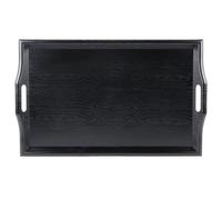 GET RST25171BK Coffee Table Ottoman Tray with Handles 25 x 16 Plastic Black