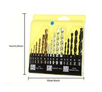 Get the Job Done Right with 16 pz Set di punte per trapano in legno per metallo