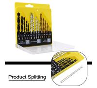 Get the Job Done Right with 16 pz Set di punte per trapano in legno per metallo