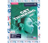 GET THINKING 2ED. B2. STUDENT'S BOOK AND WORKBOOK WITH EBOOK + INVALSI B2 + T - (9781009215503) + Materiali didattici - Rebillo