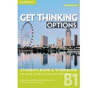 Get thinking options, Student's book, Workbook B1, Per le Scuole superiori, Con e-book [Lingua inglese]