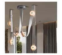 Get This Designer Leather Marble Pendant Lights For Modern Dining Room Bar Kitchen Island, Led Easy Installation Lights