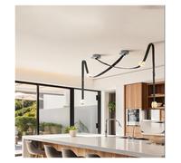 Get This Designer Leather Marble Pendant Lights For Modern Dining Room Bar Kitchen Island, Led Easy Installation Lights