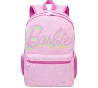 Get Trend Barbie Grande Zaino Bambina con Scomparti Multipli, 46 cm Zaino Scuola Spallacci Imbottiti Regolabili, Regalo Bambina (Rosa Barbie)