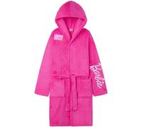 Get Trend Barbie Vestaglia Bambina e Adolescenti, Pile Accappatoio con Cappuccio, Abbigliamento da Casa Regali per Lei (9-10 Anni, Rosa Barbie)