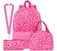 Get Trend Barbie Zaino Scuola in Velluto a Coste, 4 Pezzi