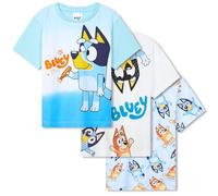 Get Trend Bluey Maglietta Bambino Manica Corta Pacco da 3 Morbido Estate T Shirt Bambina Bingo Abbigliamento Bambini Idea Regalo (4-5 Anni, Multi)