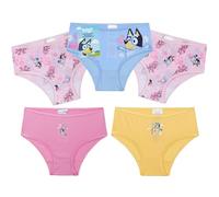 Get Trend Bluey Mutandine Bambina Traspirante Morbida Mutandina Bimba Mutande Intimo Pacco da 5 Slip Cotone Idee Regalo (3-4 Anni, Multi Bluey 5 Pack)
