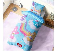 Get Trend Care Bears Copripiumino Singolo Reversibile 135x200 cm e Federe Cuscini Set Letto Bambini e Adolescenti, Accessori Camera da Letto (Multi Care Bears, Singolo)