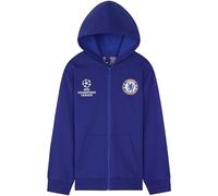 Get Trend Chelsea FC Felpa Bambino Zip Cappuccio e Adolescenti 7-14 Anni, Champions League, Calcio Idee Regalo Ragazzo (13-14 Anni, Blu Chelsea)