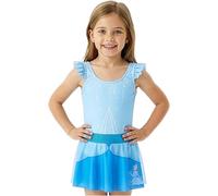 Get Trend Disney Cinderella Costume Intero Bambina 3-8 Anni, Costume Piscina Bambina con Gonna, Abito da Bagno Estivo Regalo Ragazza (6-7 Anni, Blu Cinderella)
