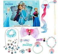 Get Trend Disney Frozen Calendario Avvento 2026 Ragazza, Accessori Capelli e Gioielli, Mollette Capelli, Scrunchies, Xmas Regalo Ragazza (Blu Frozen)