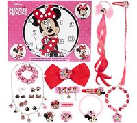 Get Trend Disney Minnie Mouse Calendario Avvento 2026 Ragazza, Accessori Capelli e Gioielli, Mollette Capelli Scrunchies Braccialetti, Regalo Ragazza (Rosa Minnie Mouse)