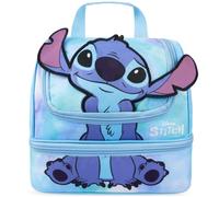 Get Trend Disney Stitch 3D Borsa Termica Bambini, Lunch Bag Merenda con 2 Scomparti, Porta Pranzo Bambina per Scuola Asilo e Tempo Libero, Idea Regalo Bambina (Blu Stitch)