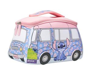 Get Trend Disney Stitch Borsa da Toilette Donna e Adolescenti, Necessaire da Viaggio, Trousse Trucchi Ragazza, Beauty Case con Tasca Interna (Blu Stitch)