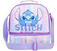 Get Trend Disney Stitch Borsa Termica Bambini, Lunch Bag Merenda con 2 Scomparti, Porta Pranzo Bambina per Scuola Asilo e Tempo Libero, Idea Regalo Bambina (Multi Stitch)