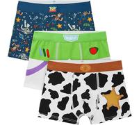 Get Trend - Disney Toy Story 3 Pezzi Boxer Bambino 2-7 Anni, Buzz Lightyear Mutande Intimo, Elasticizzato e Traspirante, Regalo Bambino (4-5 Anni, Multi Toy Story)