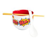 Get Trend Dragon Ball Set Ciotole Ramen 600ml, Ciotola di Spaghetti di Riso Giapponesi con Cucchiaino Ceramica e Bacchette di Bambù, Adatto al Microonde (Multi Dragon Ball)