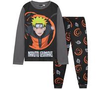 Get Trend Dragon Ball Z Pigiama Bambino e Adolescenti 7-15 Anni, Set Morbido Manica Lunga Pigiami Bambini, Regali per Lui (11-12 Anni, Nero Naruto)