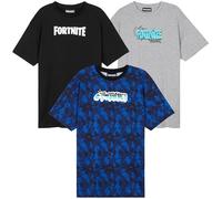 Get Trend Fortnite Maglietta Ragazzo Pacco da 3 Magliette Manica Corta Bambino Morbida T Shirt Bambino Idee Regalo Ragazzo (13 Anni, Multi Fortnite, 3 Pck)