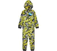 Get Trend Fortnite Tuta Intera Bambino Adolescenti 7-16 Anni, Pile Pigiami Interi Bambini con Cappuccio, Regalo Ragazzo(13-14 Anni, Mimetico Giallo Fortnite)