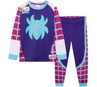 Get Trend Ghost Spider Pigiama Bambino 3-8 Anni, Maglietta Manica Lunga e Pantaloni, Abbigliamento da Casa, Regalo Ragazzo (3-4 Anni, Multi Ghost Spider)