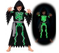 Get Trend Halloween Costume Bambino e Bambina Travestimento Spaventoso per Feste, Dolcetto o Scherzetto, Giullare, Demone, Gladiatore, Clown e Mietitore Scheletro Vestito Carnevale, Idee Regalo