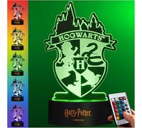 Get Trend Harry Potter Hogwarts LED Luce Notturna, Lampada da Comodino con Luminosità Regolabile, USB Alimentato a Batteria, 16 Colori e 4 Modalità (Multi Harry Potter)