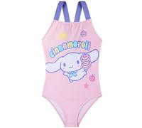Get Trend Hello Kitty Cinnamoroll Costume Piscina Bambina, Costume Intero con Fiocco e Cinturino Regolabile, Estivo Regalo Ragazza (7-8 Anni, Rosa Cinnamoroll)