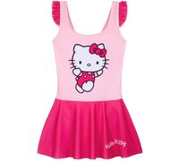 Get Trend Hello Kitty Costume Piscina Bambina Ragazza Costume Intero Costumi Bagno Comodi Costume con Gonna Idee Regalo (9-10 Anni, Rosa Hello Kitty)