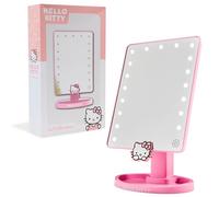 Get Trend Hello Kitty LED Specchio da Tavolo con Vassoio Portaoggetti Accessori per Trucco
