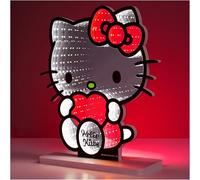 Get Trend Hello Kitty Sanrio 3D Luce LED, Kawaii Specchio Infinito USB Collegare Lampada Anime, Decorazione Della Stanza e Casa, Regali per Lei (Multi Hello Kitty)