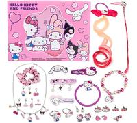 Get Trend Hello Kitty Sanrio Calendario Avvento 2025 Ragazza, Accessori Capelli e Gioielli, Mollette Capelli Scrunchies, Xmas Regalo Ragazza (Rosa Hello Kitty)