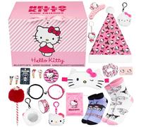 Get Trend Hello Kitty Sanrio Calendario Avvento 2025 Ragazza Adolescenti, Scatola Regalo con Accessori, Calzini, Cancelleria Kawaii, Set Gioielleria (Rosa Hello Kitty)