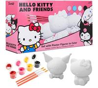 Get Trend Hello Kitty Sanrio Dipingi il Tuo Set per Bambina, Figurine in Gesso Acquerelli Set Pittura Bambini, Kawaii DIY Kit per Dipingere, Regalo Bambini (Multi Hello Kitty)