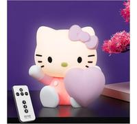 Get Trend Hello Kitty Sanrio Silicone Luce 3D, Ricaricabile Tramite USB LED Lampada Anime, 3 Modalità Luce Telecomandate Lampada Notturna (Hello Kitty)