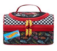 Get Trend Hot Wheels Borsa Porta Pranzo Bambini con Scomparti a Due Piani Spuntini Borsa Frigo Pranzo per Picnic Scuola Regali Bambini (Multi Hot Wheels)