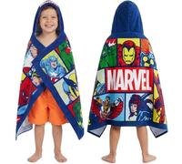 Get Trend Marvel Asciugamani Bagno Bambini in Cotone, Accappatoio Bambino Poncho Mare, Asciugamano Bagno e Piscina Morbido Assorbente, Idea Regalo Bambino (Multi Marvel)