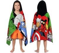 Get Trend Marvel Avengers Asciugamani Bagno Bambini in Cotone, Accappatoio Bambino Poncho Mare, Asciugamano Bagno e Piscina Morbido Assorbente, Idea Regalo Bambino (Multi Avengers)