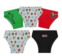 Get Trend Marvel Spiderman Mutande Bambino Multipacco da 5 Morbido Traspirante Slip Bambino Piccoli Captain America Hulk Avengers (5-6 Anni, Multiplo Avengers)