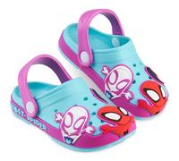Get Trend Marvel Spidey Ciabatte Bambina, Zoccoli Clogs Gomma Antiscivolo, Sandali Leggeri per Giardino Estate Bambini, Regalo Bambina (24/25 EU, Turquoise Spidey)