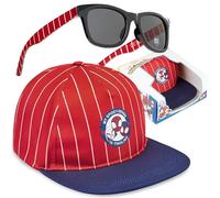 Get Trend - Marvel Spidey Occhiali da Sole Bambino & Cappello Baseball Set, Cappello con Visiera & Occhiali Sole UV400, Regalo Bambini (Rosso Spiderman)