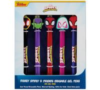 Get Trend Marvel Spidey Penna Set da 5 Penne Gel Cancellabili Materiale Scolastico Set Cancelleria Penna a Sfera con Blu Inchiostro Regali Bambini (Spidey)