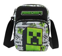 Get Trend Minecraft Borsa a Tracolla Bambino, Crossbody Bag Compatta con Cerniera e Tracolla Regolabile, Mini Borsa Bambini per Telefono (Multi Minecraft)
