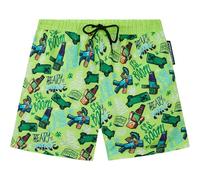 Get Trend Minecraft Costume da Bagno Pantaloncini Ragazzo UPF 50+, Costume Piscina Cordino Regolabile e Fodera Rete Estivo Regalo (9-10 Anni, Verde/Multi Minecraft)