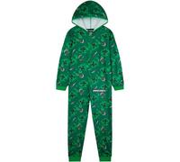 Get Trend Minecraft Tuta Intera Bambino con Cappuccio 7-14 Anni Pile Manica Lunga Pigiami Interi Bambini, Regalo Ragazzo (13-14 Anni, Verde Cappuccio Minecraft)
