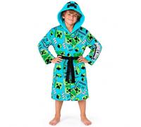 Get Trend Minecraft Vestaglia Bambino e Adolescenti, Creeper Vestaglie in Pile con Cappuccio, Gamer Regalo Ragazzo